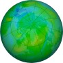 Arctic ozone map for 2022-08-11